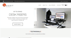 Desktop Screenshot of boostindustries.com